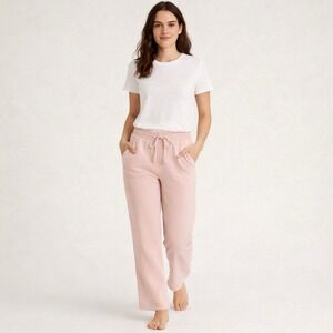 FRANK & EILEEN Catherine Sweatpants Women's XS Pink Triple Fleece Lounge
